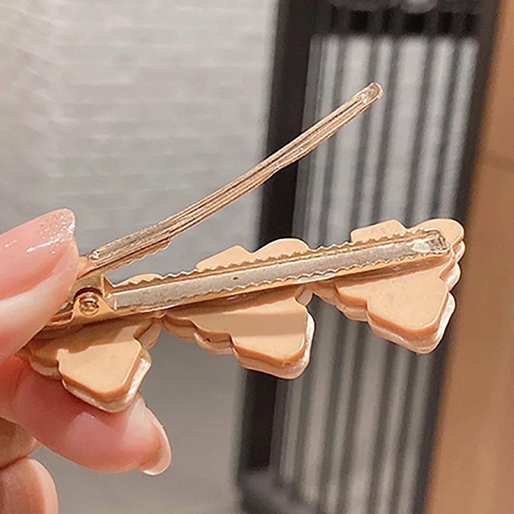 

Girl Child Cute Sand Biscuit Hairpin Simple Side Top Hair Clips Headdress Hair Ornament Fashion Hair Accessories