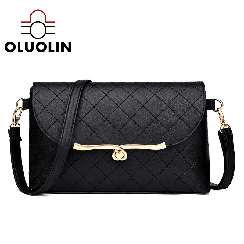 

Women Messenger Bag Female Embroider Grid Shoulder Bag Street Outdoor Crossbody Bag Simple Wild Day Clutch Elegant Ladies Pouch