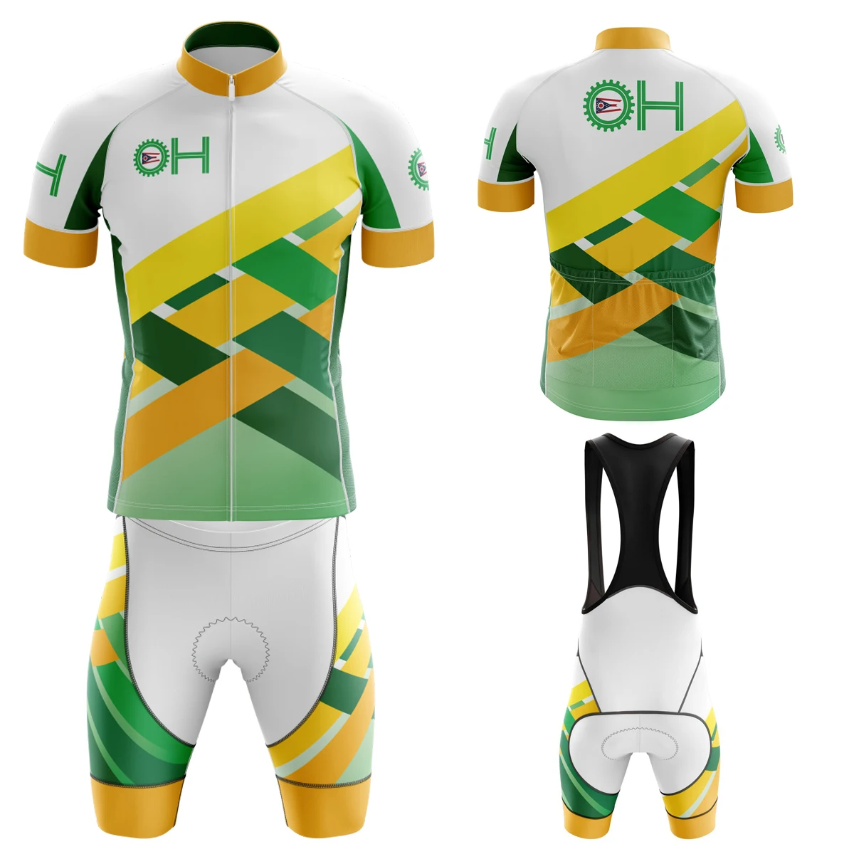 Велофутболка HIRBGOD для штата Огайо летняя велосипедная одежда с короткими