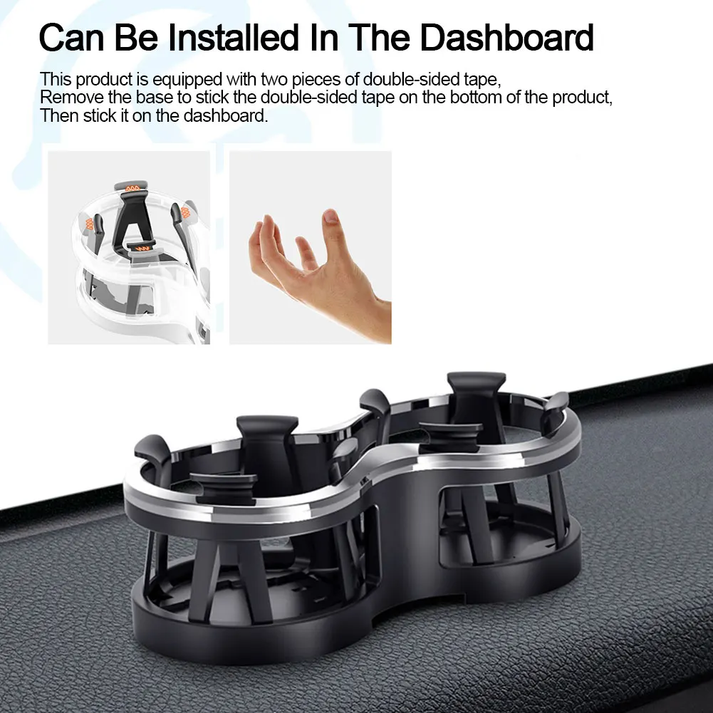 

Многофункциональная автомобильная стеклянная подставка, Модифицированная фиксированная автомобильная подставка для пепельницы, автомоб...