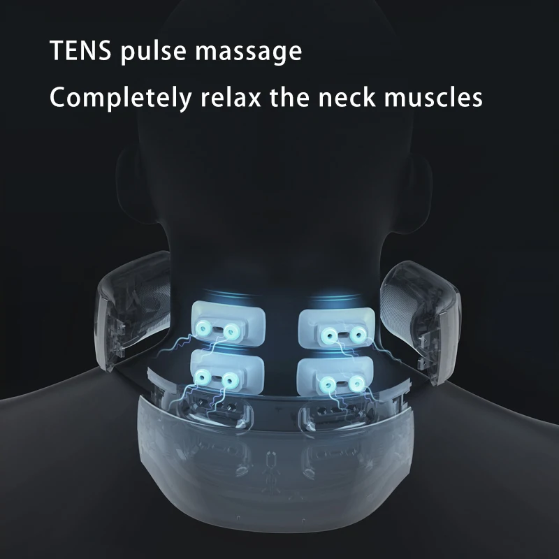 

Jeeback G3 Neck Massager Relieve Neck Pain with 4x Vibrating Heads and Hot Compress