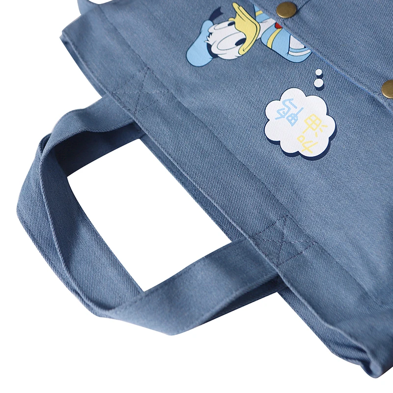 

Disney Mickey Canvas Bag Women Shoulder Bag Wild Large Capacity Portable Minnie School Bag 2020 Handbag Girl Tote Travel