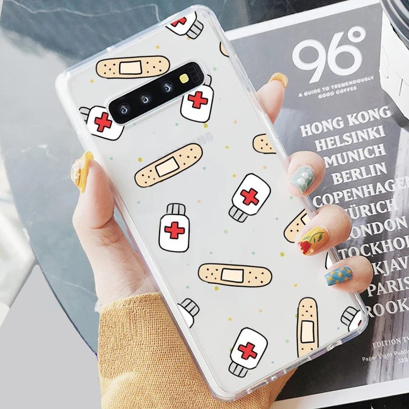 Чехол для телефона из мягкого ТПУ Samsung S6 S7 Edeg S8 S9 Plus S10 + S10E Lite | Мобильные телефоны и