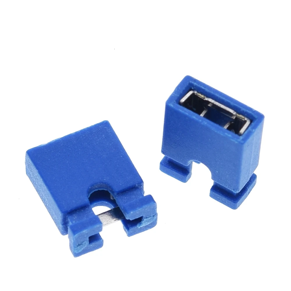 100 шт. джемпер с коротким шагом заглушки и корпуса проводов шунт 2 54 мм черный