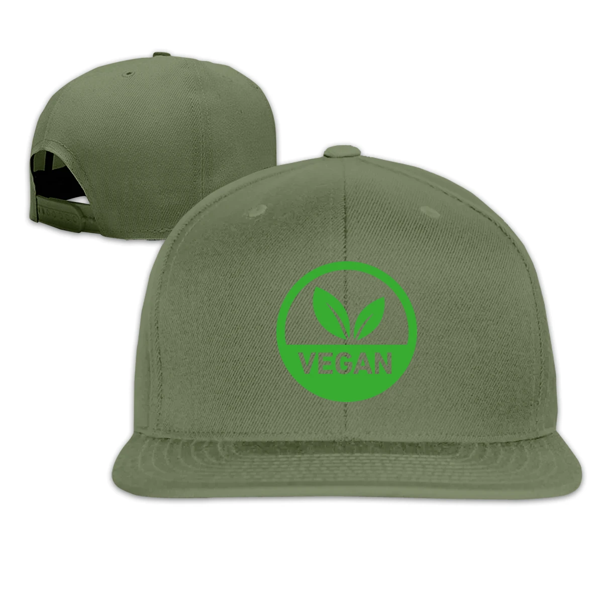 

Vegan Logo T men's woman's Fashionable and breathable Sun Caps