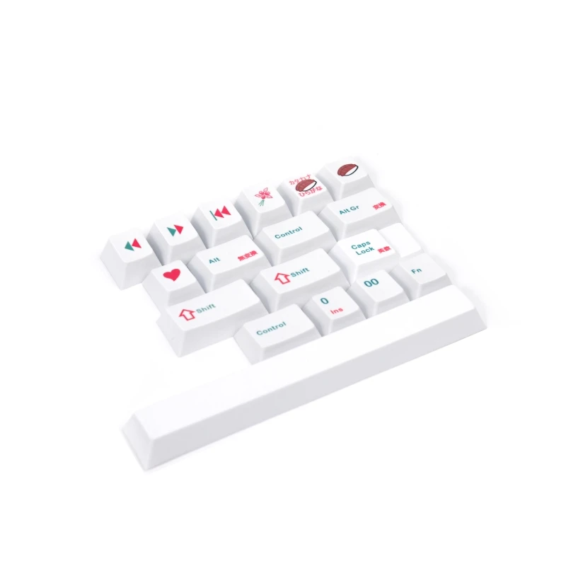

2021 New 121Keys PBT Keycap Cherry Profile DYE-SUB Sushi for cherry MX Switch 1.75U 2U Shift 7U Spacebar Mechanical Keyboard