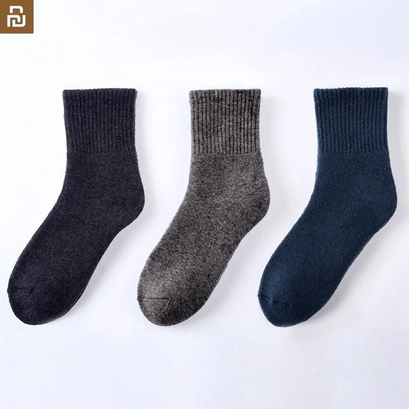 

3pcs youpin 365wear blend warm socks High wool content Full terry lining Thicker to lock temperature soft skin-friendly