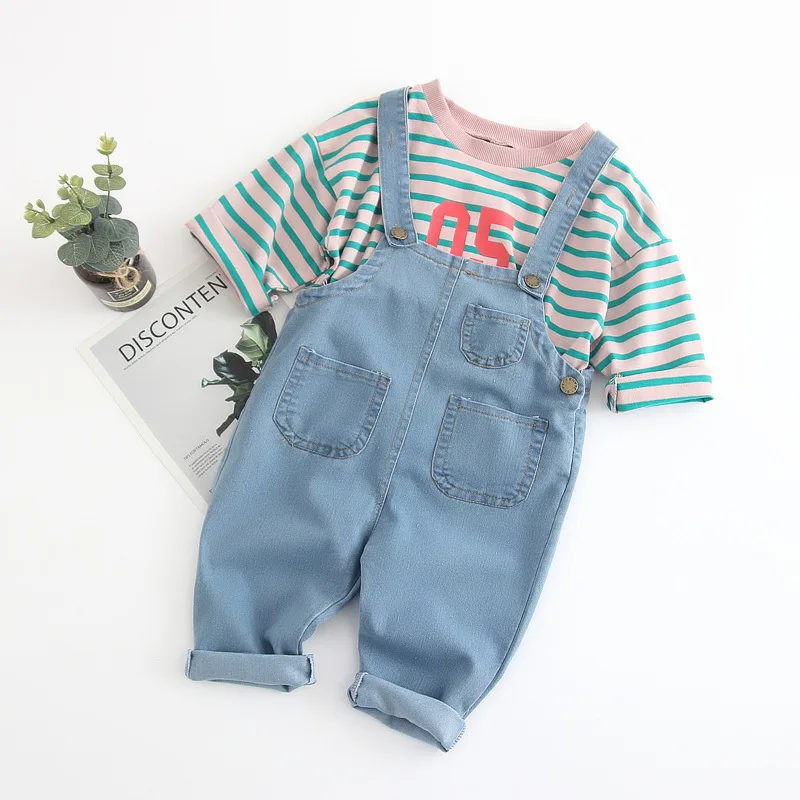 Комбинезоны для мальчиков и девочек универсальные джинсы джинсовые комбинезоны