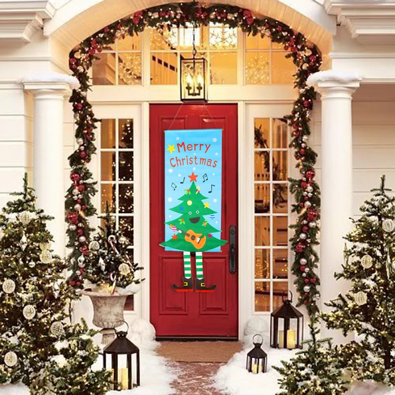 WEIGAO Merry Christmas декоративные дверные подвесные рождественские украшения для дома подвесные рождественские украшения Navidad Kerst