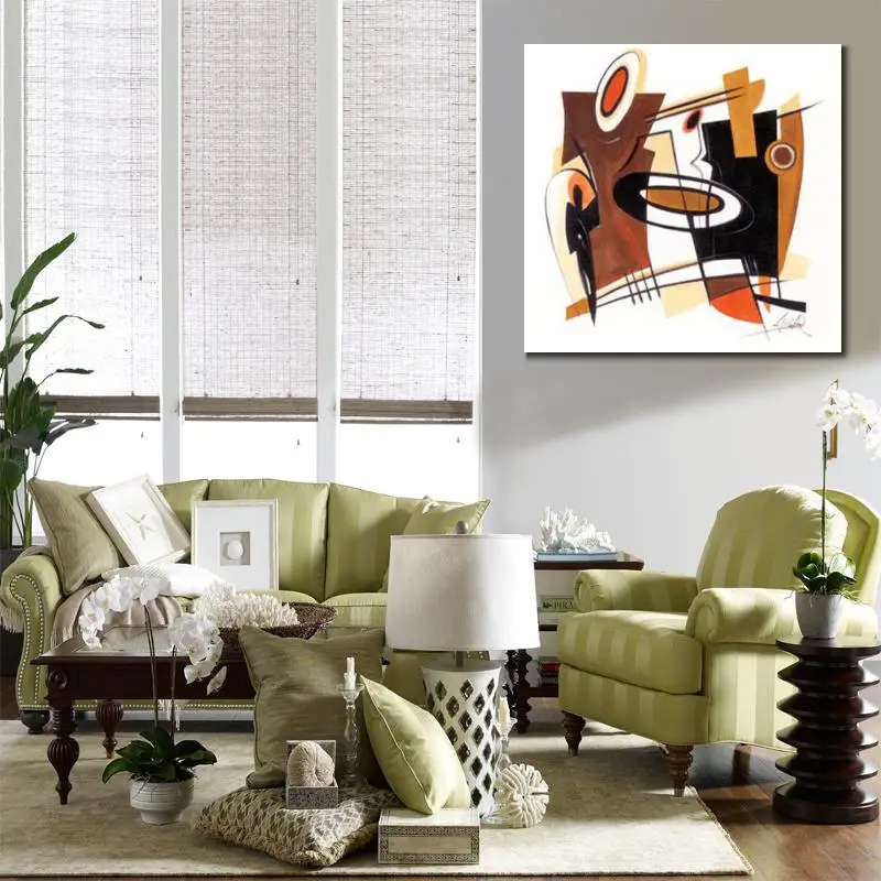 Koop Handgemaakte Schilderijen Wall Art Canvas Arena Abstract Kunstwerk Moderne Foto Voor Keuken Kamer Decoratie Vierkante Speciale Gift