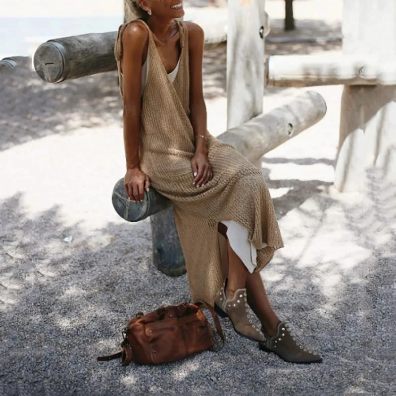 Fashion Women Shoes British Style Wedge Heel Ankle Boots Casual Black Pointed Toe Slip-on Leather Shoes Size 43 2021 Autumn New 