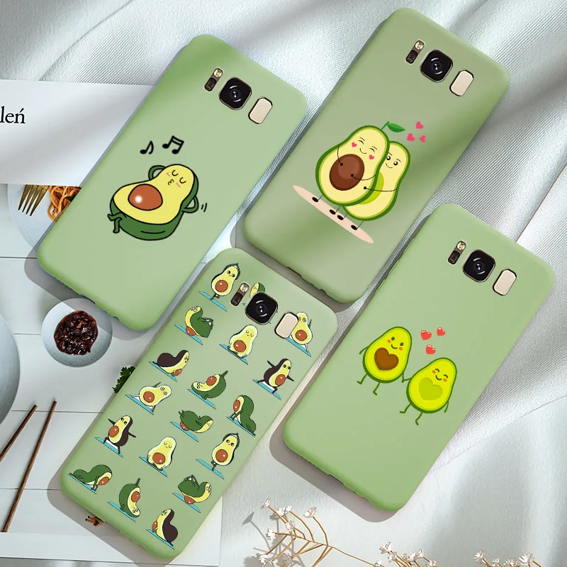 Чехол из ТПУ с авокадо для Samsung Galaxy A51 A71 A50 A70 A10 A20 A30 A40 A10S A20S A30S A50S A20E A21S A01 A21 A31