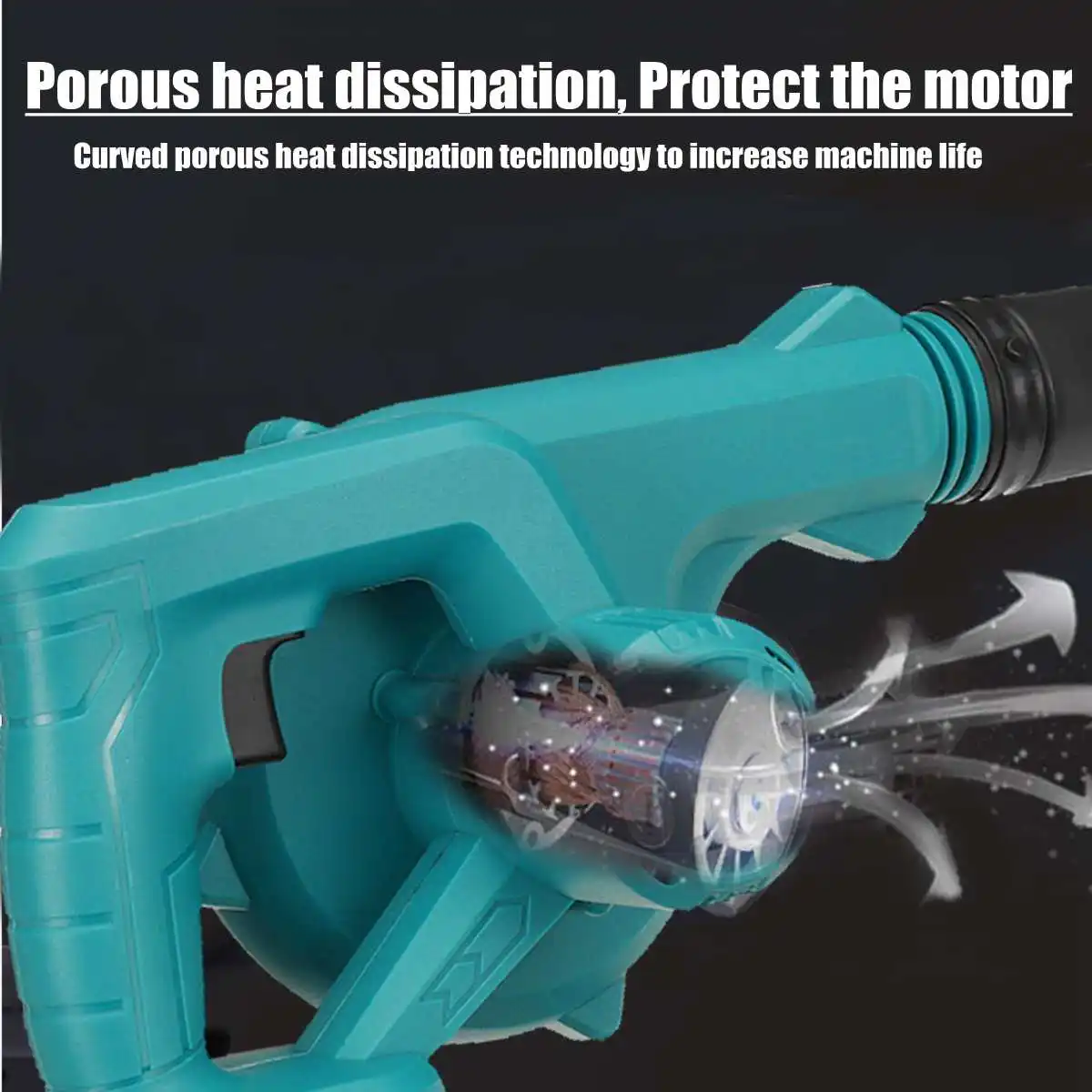 

128VF 19800mAh Garden Cordless Blower Vacuum Clean Air Blower for Dust Blowing Dust Computer Collector Hand Operat Power Tool