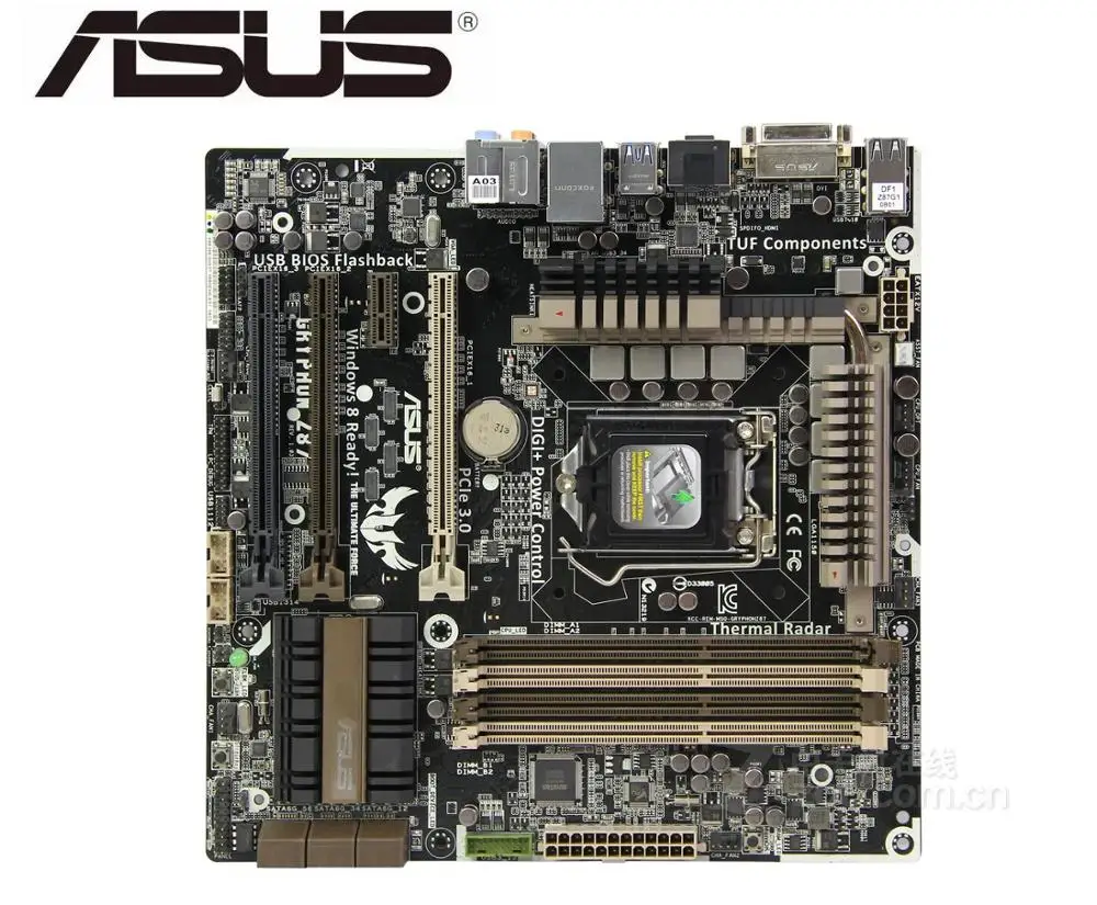 Online Desktop-Motherboard Asus GRYPHON Z87 Sockel LGA 1150 I7 I5 I3 DDR3 SATA3 USB 3,0 Mainboard PC