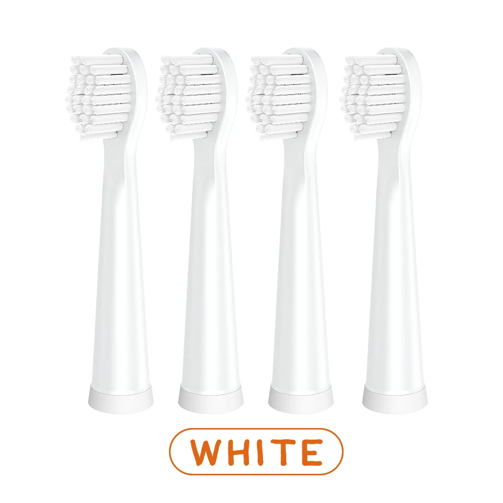 4pcs white head 5 передач умная электрическая зубная щетка Водонепроницаемая зубная щетка USB перезаряжаемая щетка с таймером очиститель с 4 сменными головками - Color: 4pcs white head