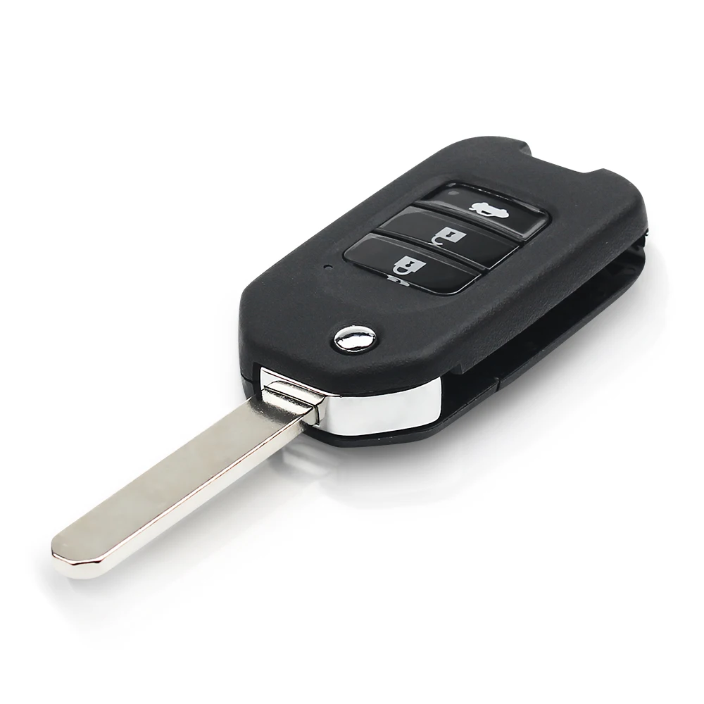 Запасной оригинальный ключ KEYYOU для Honda Civic Accord City CR-V Jazz XR-V Vezel HR-V FRV 3 кнопки корпус