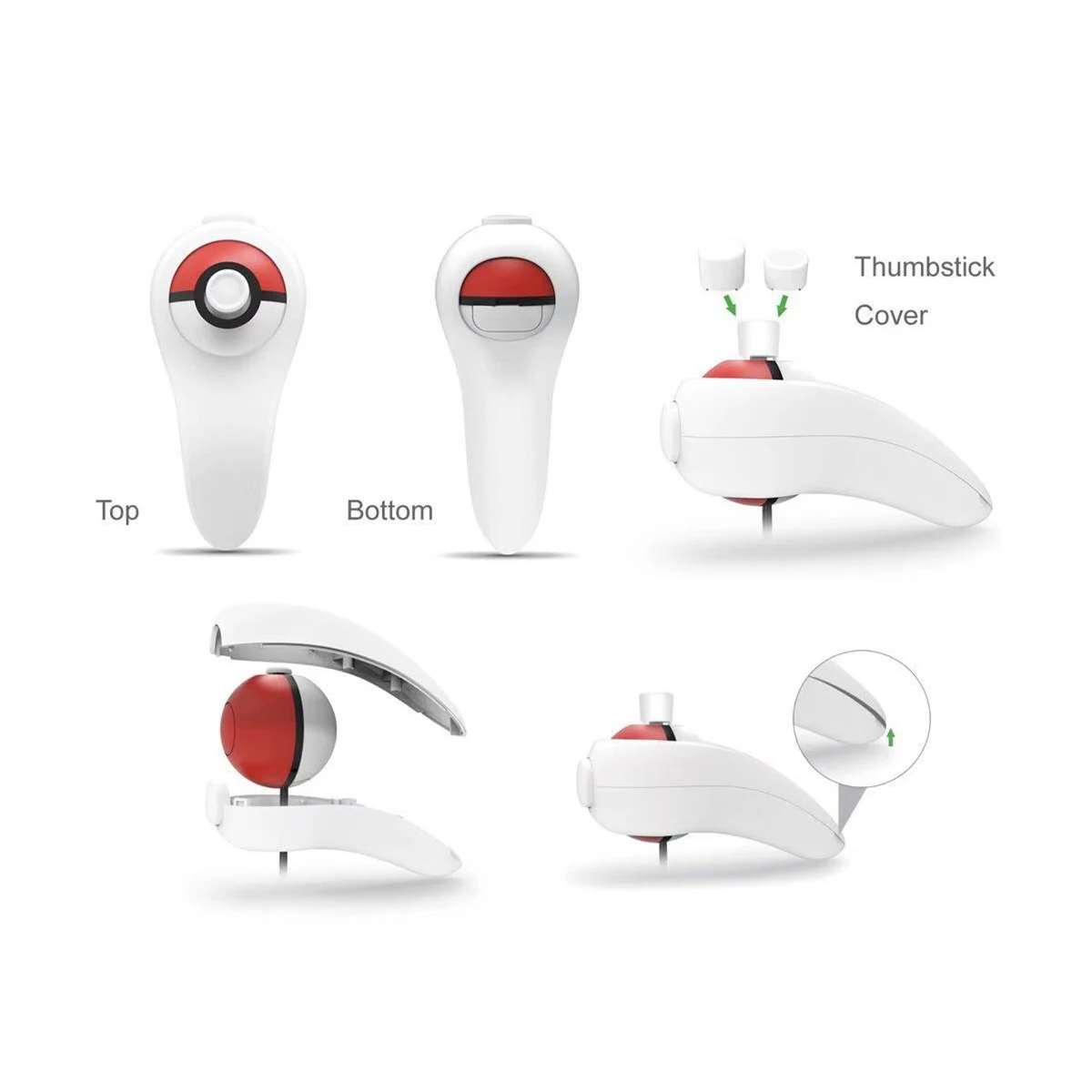 Держатель держателя большого пальца для Nintendo Switch Poké Ball Plus Controller | Электроника