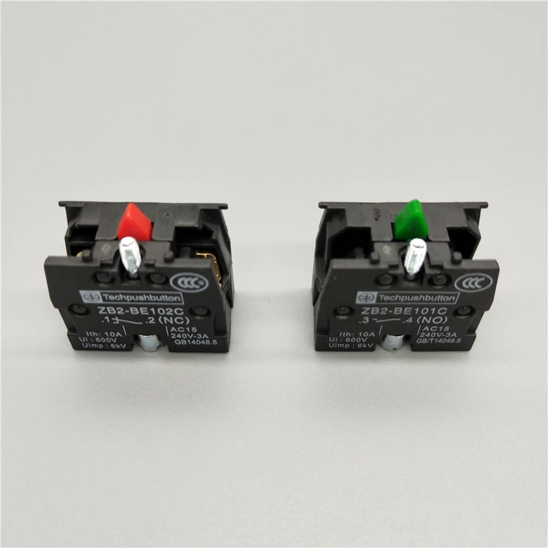 

2 шт., контактные переключатели из серебряного сплава серии XB2, 10 А/600 В