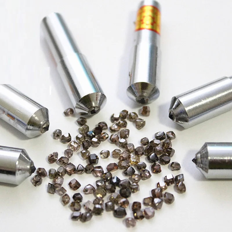 

2pcs 10*45mm Silver Grinding Wheel Dresser Single Point Diamond Pen High Strength Power Accessories Truing Dressing Tool