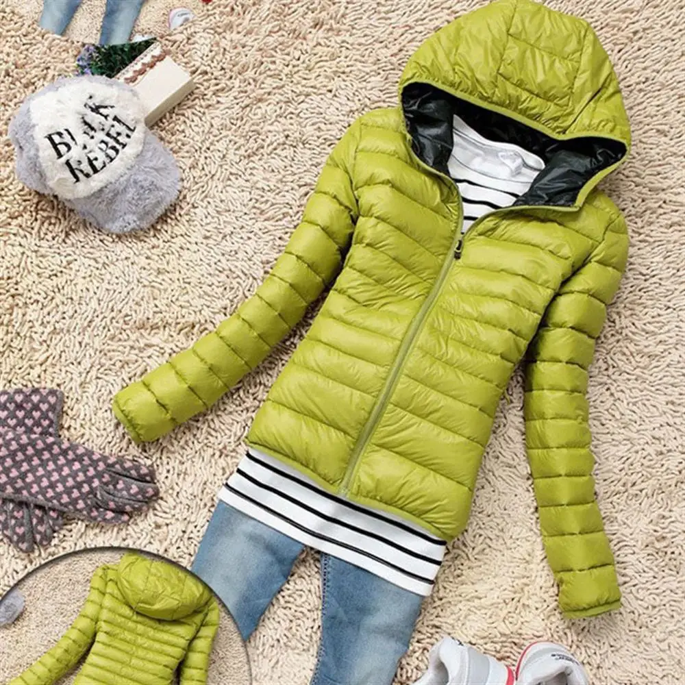 Новинка 2019 зимняя женская куртка осеннее пальто с капюшоном Женская Весенняя