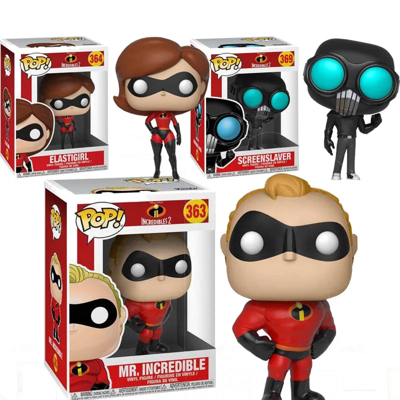 FUNKO POP оригинальная модель Incredibles2 игрушки для мальчиков MR INCREDIBLE JACK VIOLET ELASTIGIRL
