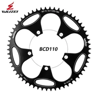 wuzei 110bcd road bike disc 50t 52t 54t 56t 58t 60t bicycle sprocket tooth disc positive and negative teeth chain wheel parts