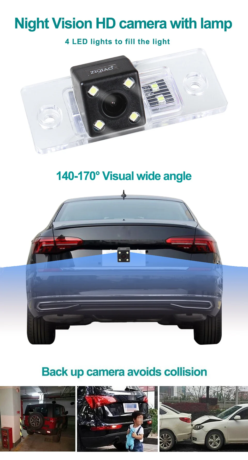 Автомобильная камера заднего вида для Volkswagen/Skoda/Passat(MK5) 2001-2005 ночного видения заднего вида парковки монитор камеры HS022