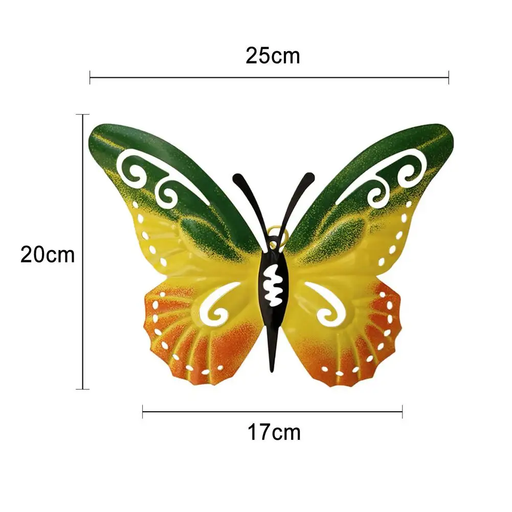 

Iron Butterfly Decoration Wall Hanging Vintage Classic Wall Hanging Ornaments Craft Art Inspirational Wall Decor Sculpture