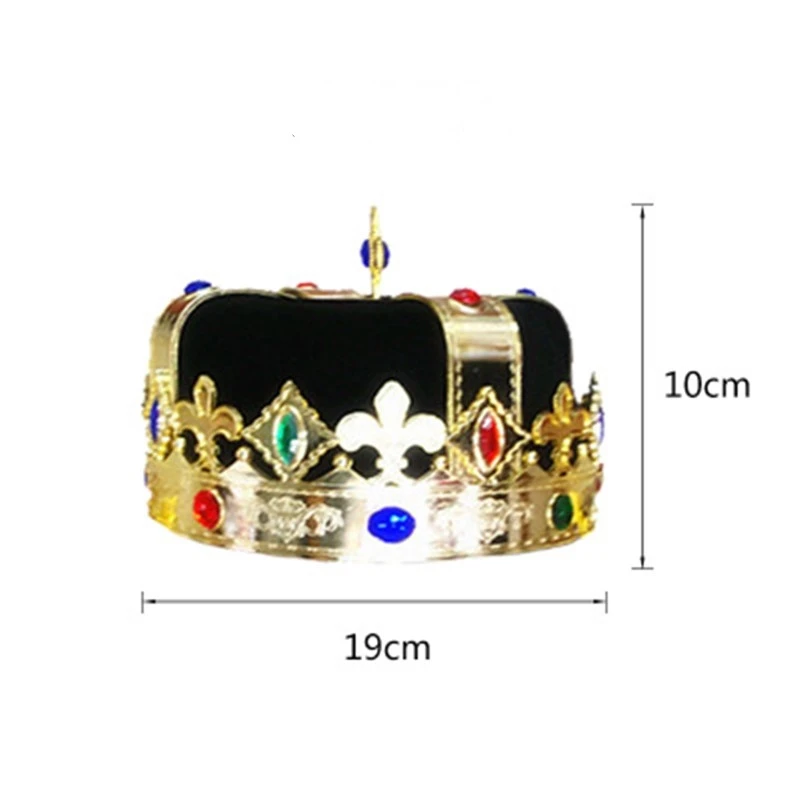 Шляпа короны короля Хэллоуин сценическое шоу маскарадное украшение реквизит для