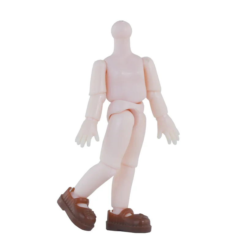 11 см высота 1/12 BJD OB11 универсальные аксессуары для тела 14 шарнир белая кожа DIY