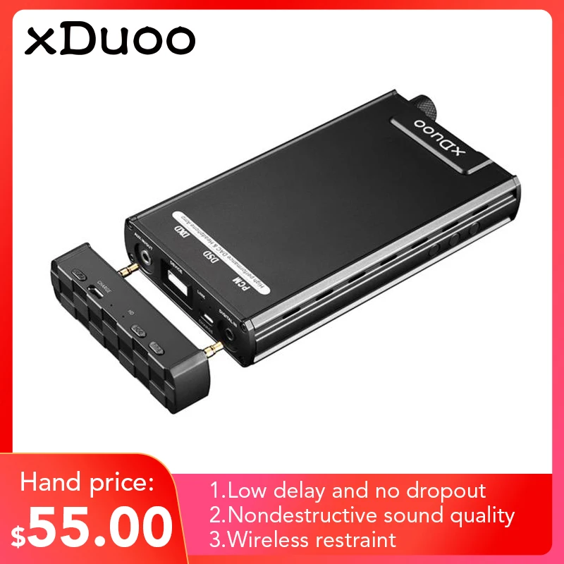 XDUOO 05BL Bluetooth 5,0 цифровой проигрыватель для XD-05 усилитель для наушников SBC AAC CSR8670 без потерь аудио для IOS Android