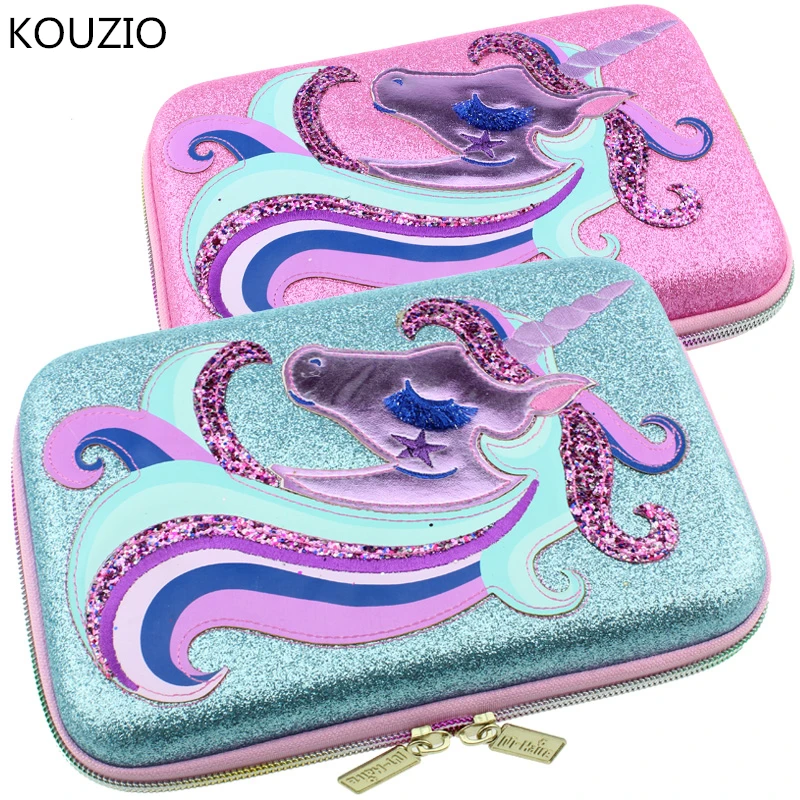 Чехол для карандаша kawaii cute unicorn estuche escolar kalemlik cartucheras para lapices escolares kalem pennpennenzak clear