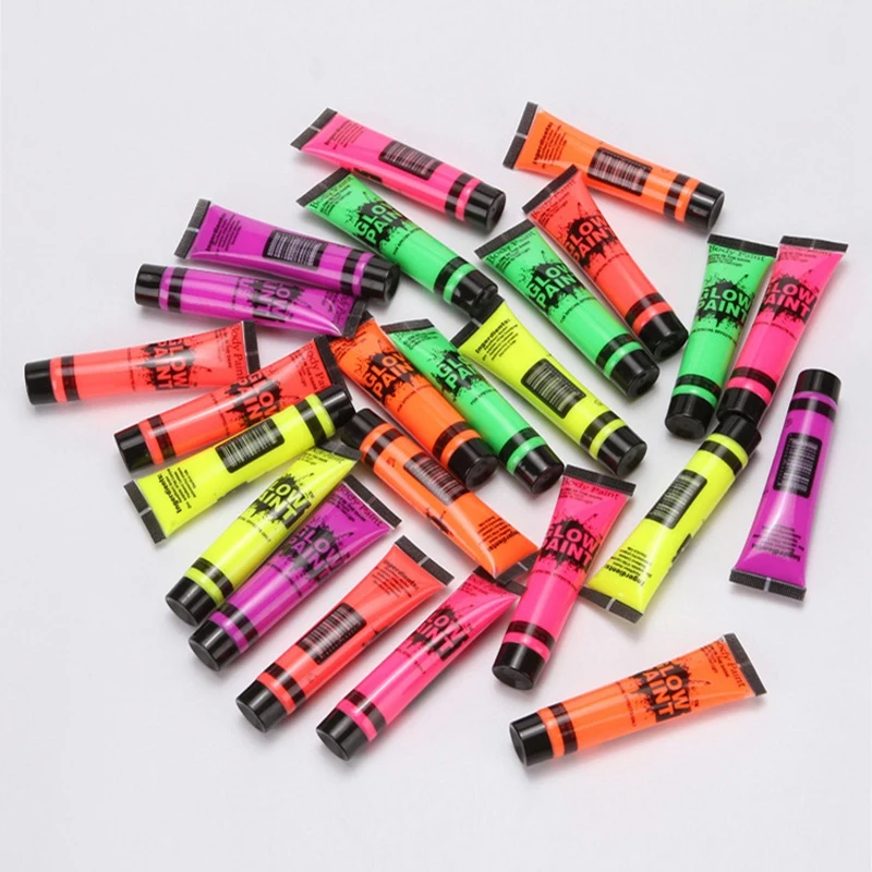 14 шт./компл. светящаяся краска для тела пигмент человеческого неоновые