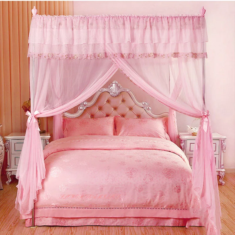 2021 летние утолщенные противомоскитная сетка на кровать 1 8 м кровати принцессы 2