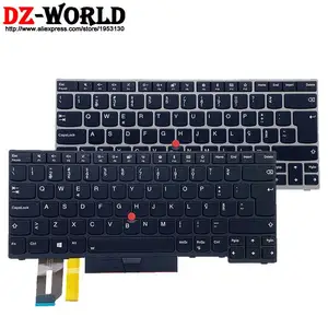 new original pt portuguese backlit keyboard for lenovo thinkpad e480 e490 t480s l480 t490 t495 l380 l390 yoga l490 p43s laptop free global shipping