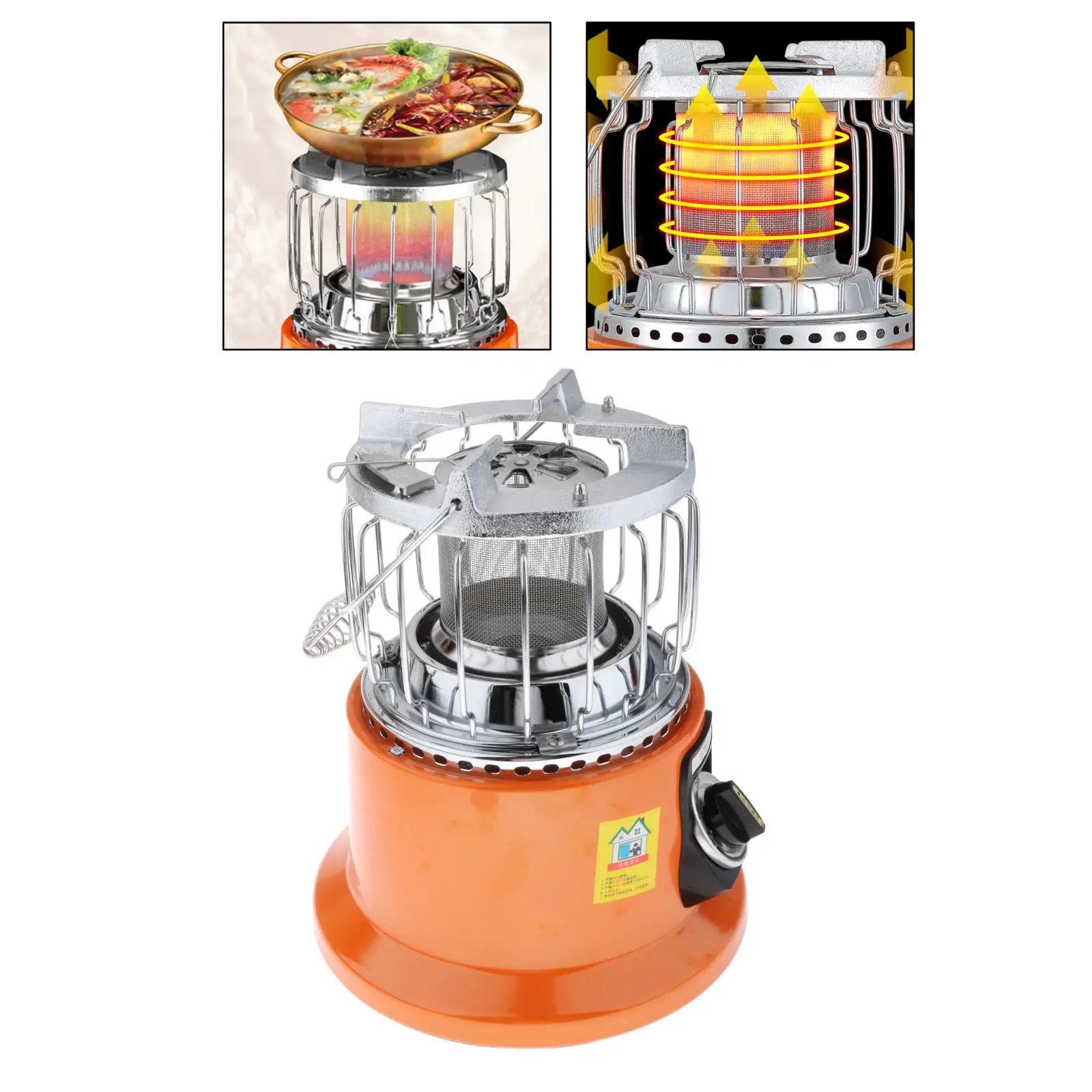 Mini Gas Heater Stove BBQ Grilling Camping Tent Warmer Burner Outdoor Hiking Picnic Adjustable Butane | Спорт и развлечения