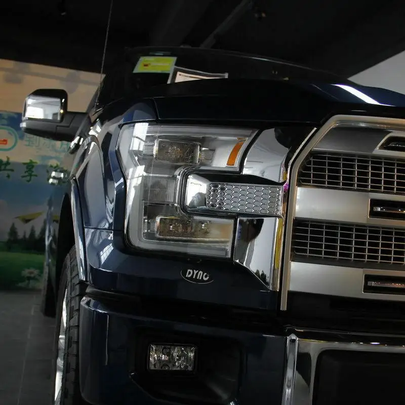 Передний бампер передняя решетка для фар хромированная обшивка аксессуары 2015 2016