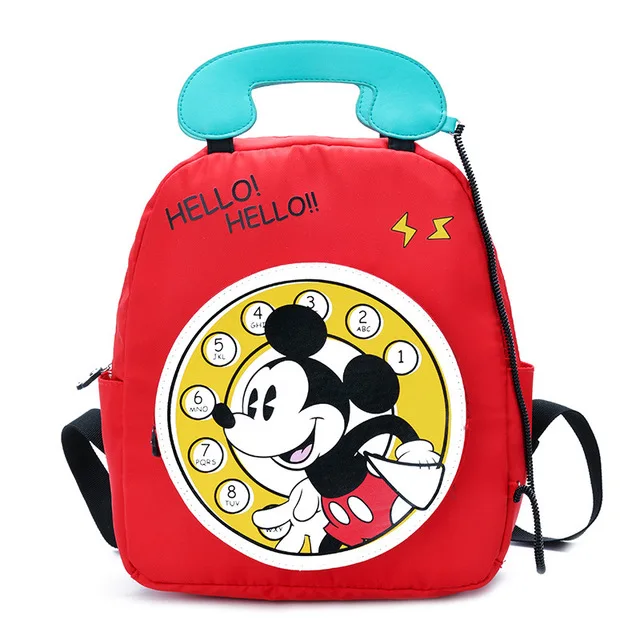 Детский рюкзак Disney Портативная сумка на плечо с персонажами мультфильмов Микки