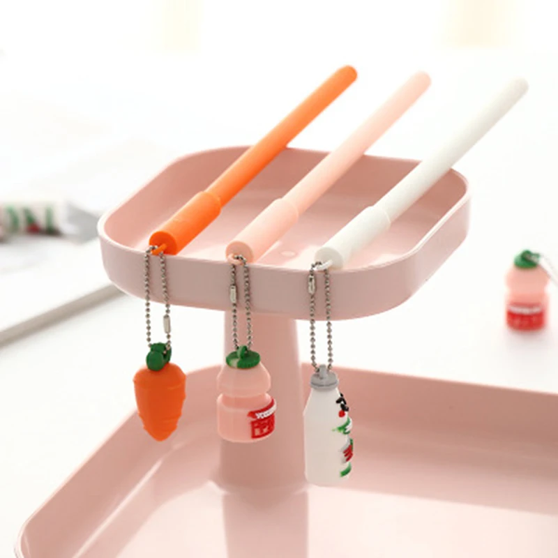 1 шт. Корейская Милая Канцелярия бутылка для молока морковь Япония гелевая ручка
