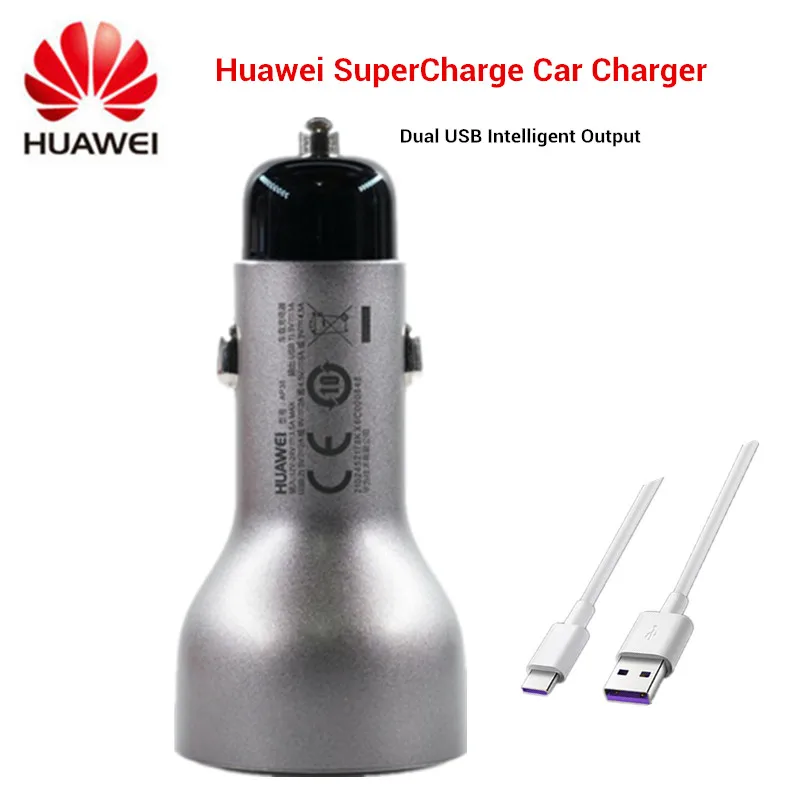 Оригинальное автомобильное зарядное устройство для Huawei 4 5 В/5 А В/А + 1 м а кабель