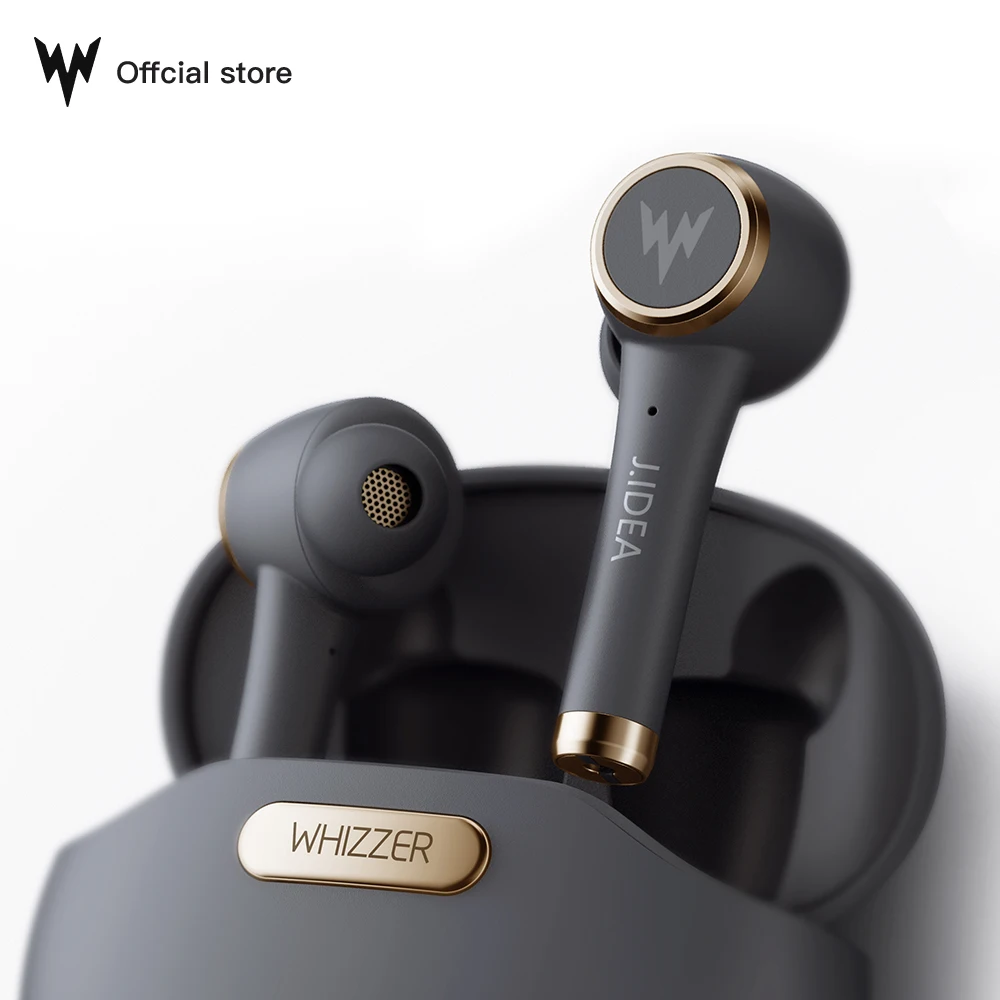 Whizzer Bluetooth Wireless Earphones TP1 TWS with Microphone Sports Waterproof headset 3D Stereo Sound Noise Cancelling Headset |
