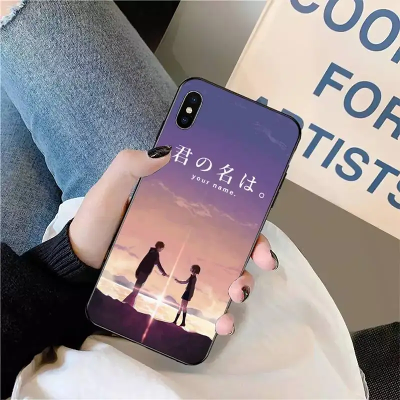 

Anime your name Phone Case for iPhone 11 12 pro XS MAX 8 7 6 6S Plus X 5S SE 2020 XR mini