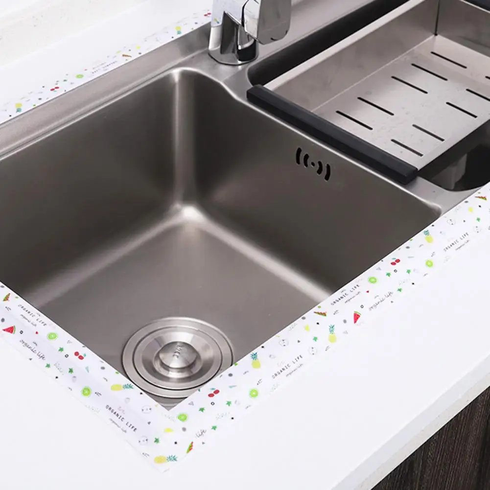 

Waterproof Self-Adhesive Kitchen Tile Sticker Sink Bathtub Decal Tape Home Decor Kitchen Accessories Gadget