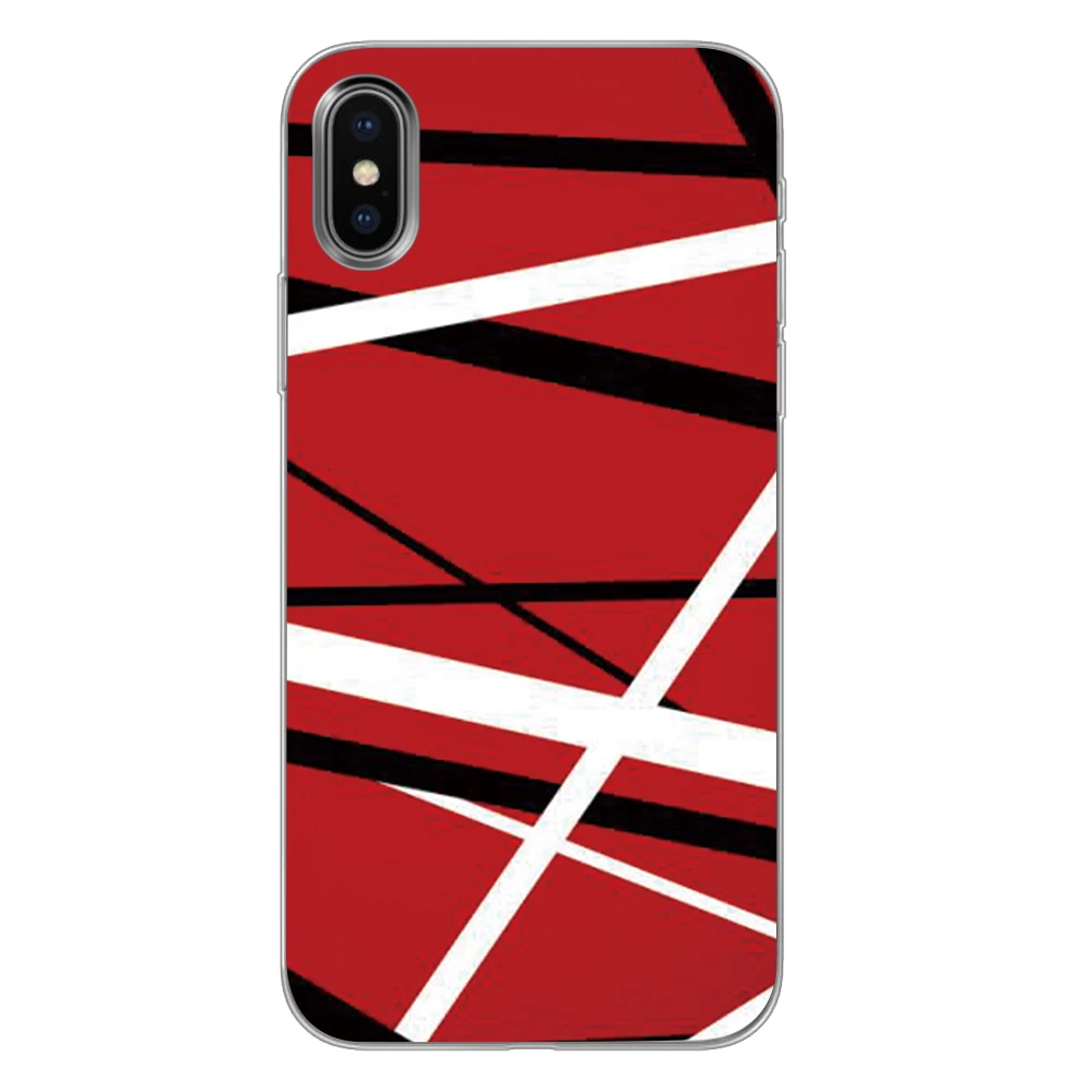 2 Силиконовые чехлы для телефонов Van Halen в полоску для iPhone 5 5S SE 6 6s 7 8 Plus X XS Max XR задняя крышка - Цвет: 2