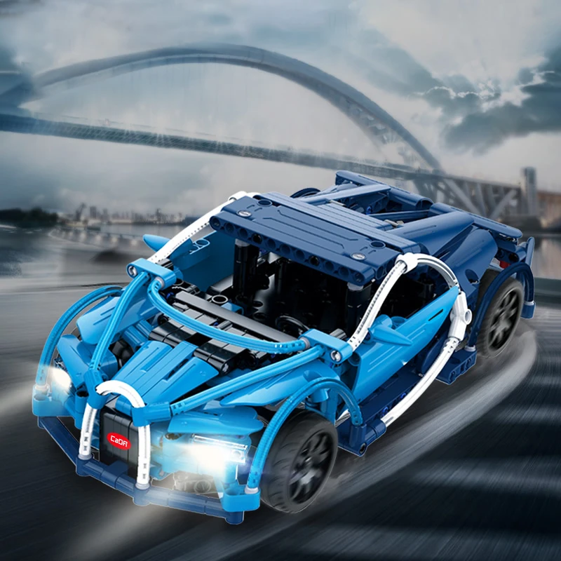 Электрический городская серия гонки RC автомобиль модель строительные блоки