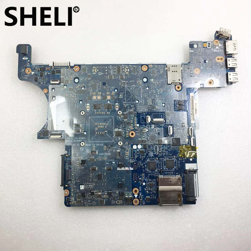 SHELI для DELL CN-0H2YDF материнская плата latitude E6420 основная ноутбука PAL51 LA-6592P с полным