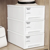 drawer underwear storage box plastic white household underwear socks wardrobe storage grid clothing organizer