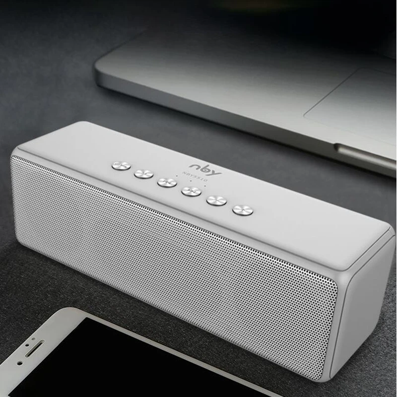 Nby 5510 портативный Bluetooth динамик 10 Вт беспроводной внешний динамик 3D стерео Вуфер музыкальный Бумбокс fm-радио тяжелый компьютер бас