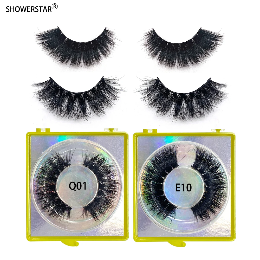 Ресницы из норки 6D для макияжа натуральные пушистые накладные ресницы