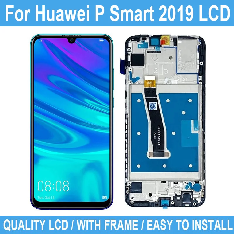 Сенсорный ЖК-дисплей 6 21 дюйма для Huawei P Smart 2019 детали ремонта и инструменты |